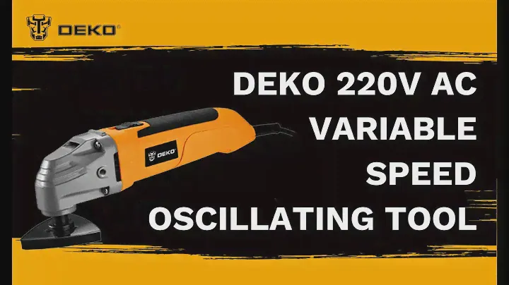 DEKO 220V AC Variable Speed Electric Multi-function Oscillating Tool  Electric Trimmer