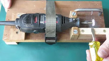 Making special tools for camera repair.