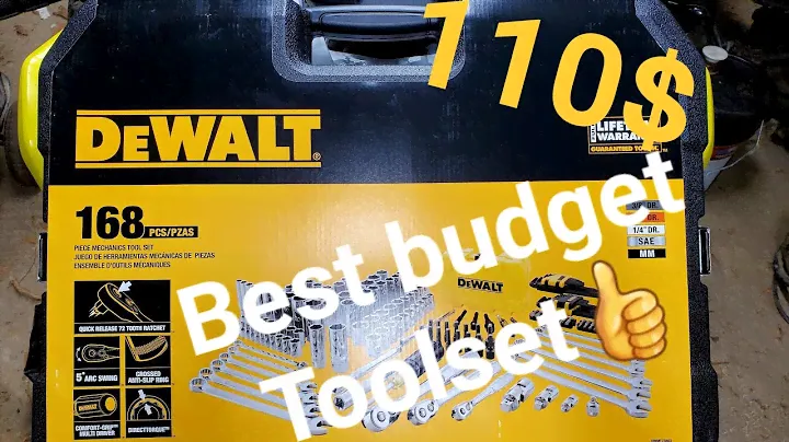 Dewalt 168 pcs toolset review. Best budget toolset