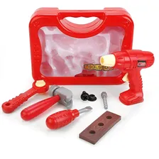Набор строительных инструментов в пластиковом чемодане Tools Box