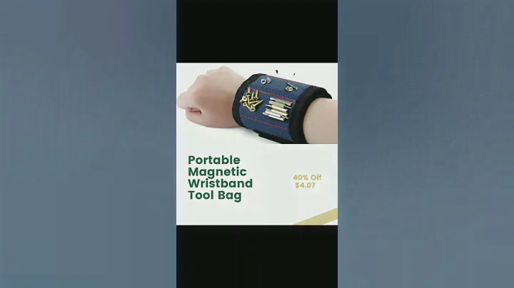 Magnetic wristband DIY for men | Portable Magnetic Wristband Tool Bag