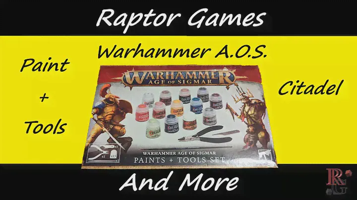 Unboxing Warhammer Paint + Tool Set