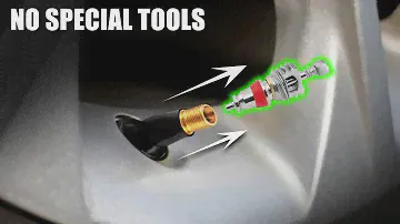 How to Remove Tire Valve Stem Core WITHOUT Special Tool - 3 WAYS