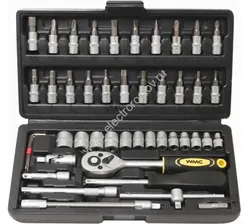 Набор инструмента 1/4"DR 46 предметов WMC TOOLS
