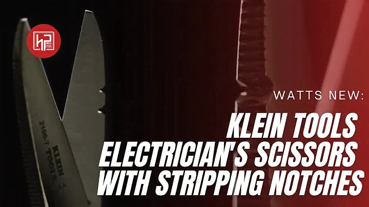 Watts New: Klein Tools Electrician's Scissors with Stripping Notches